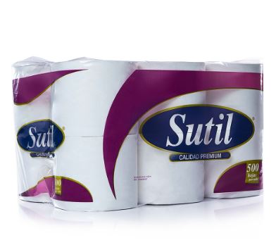 PAPEL HIG SUTIL 12UND 500 HOJAS