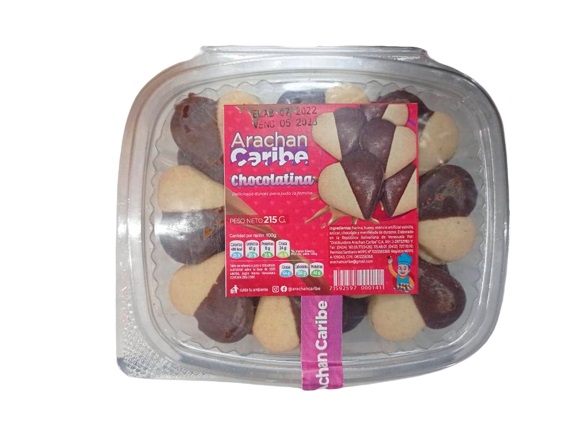 CHOCOLATINA ARACHAN CARIBE 215GRS