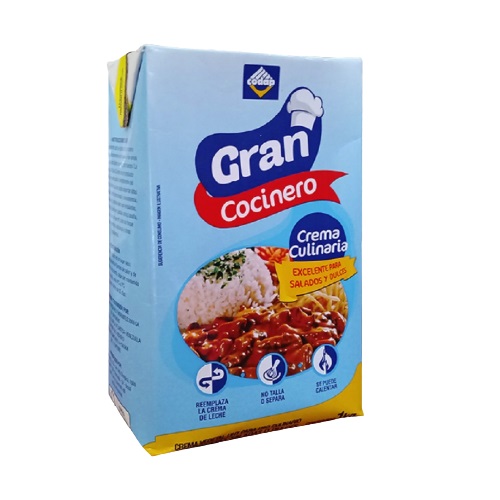 CREMA DE LECHE GRAN COCINERO 1LT CULINARIA