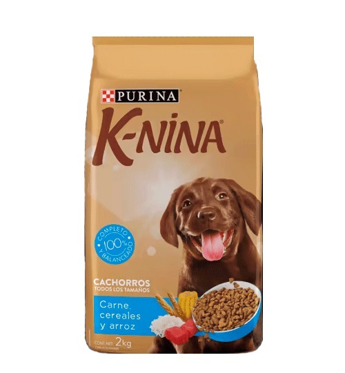 ALIMENTO P/PERRO KNINA 2KG CACHORRO