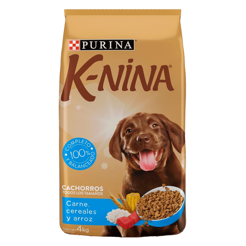 ALIMENTO P/PERRO KNINA 4KG CACHORRO