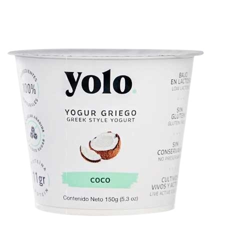 YOGURT GRIEGO YOLO 150GR COCO