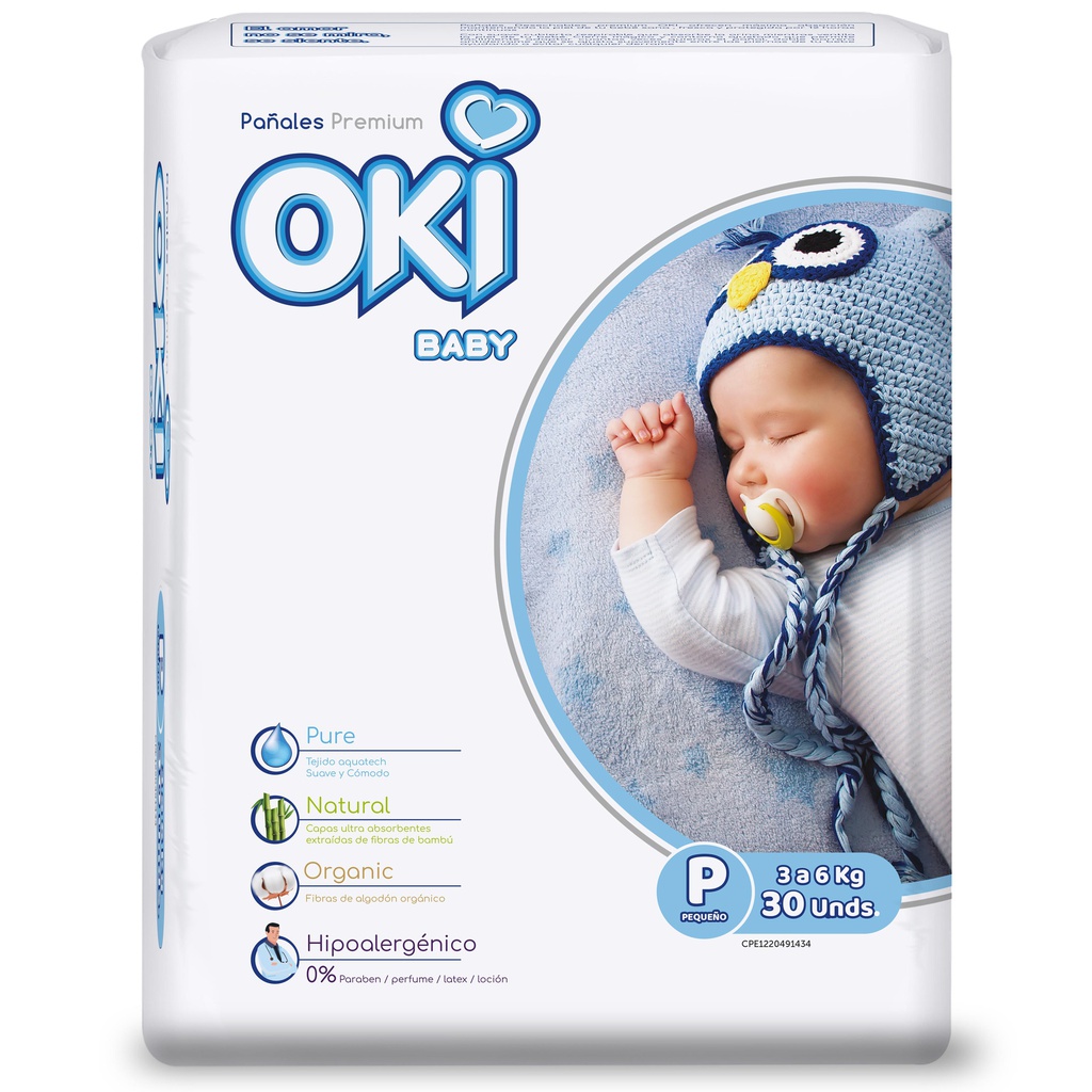 PAÑALES OKI P X 30UND
