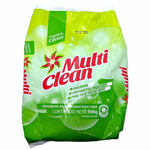 DETERGENTE MULTI CLEAN 900GR CITRICA POLVO