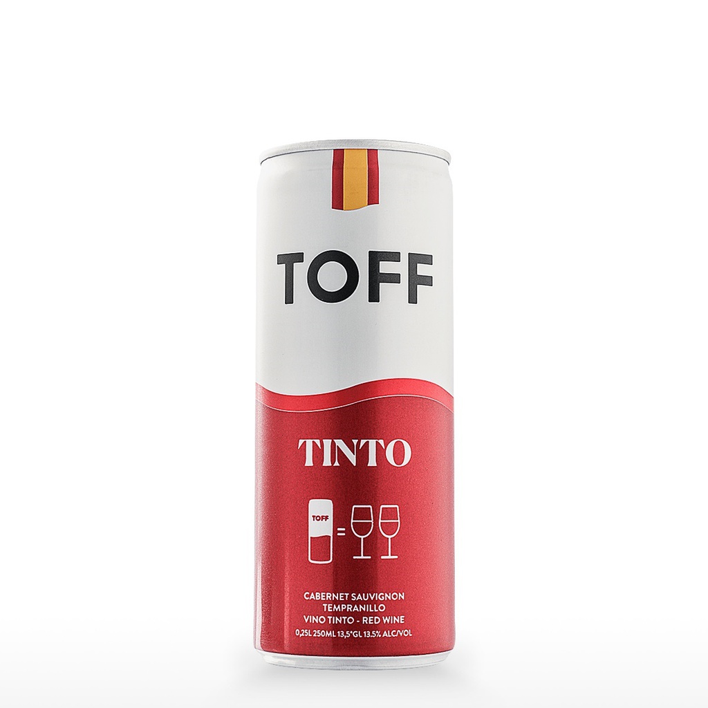 VINO TOFF 250ML TINTO LATA