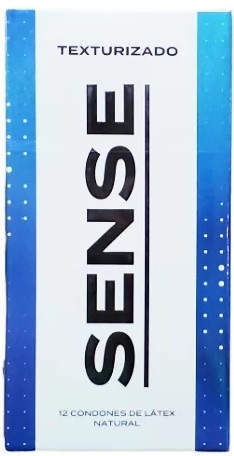 PRESERVATIVO TEXTURIZADO X 12UNID SENSE