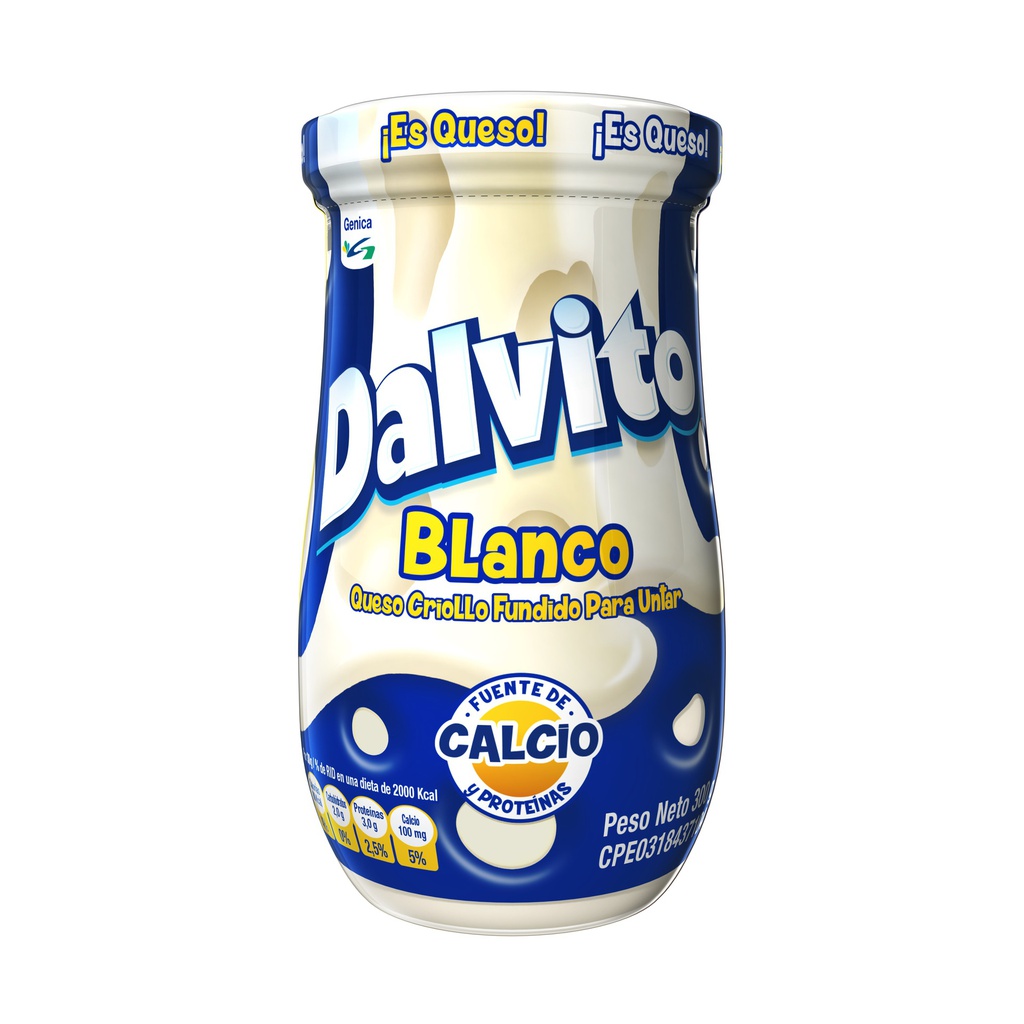 QUESO FUNDIDO DALVITO 300GR BLANCO CRIOLLO