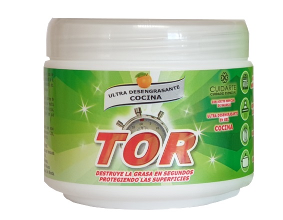DESENGRASANTE TOR 500GR GEL NARANJA