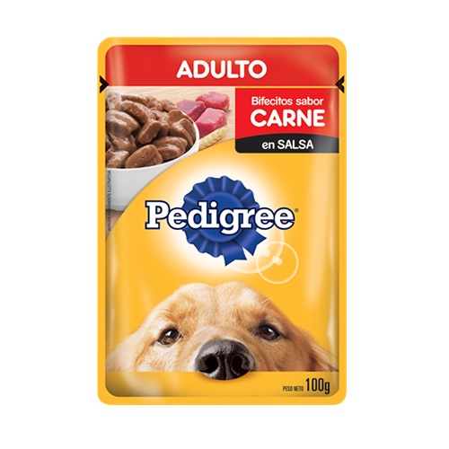COMIDA HUMEDA PEDIGREE 100GR CARNE ADULTO