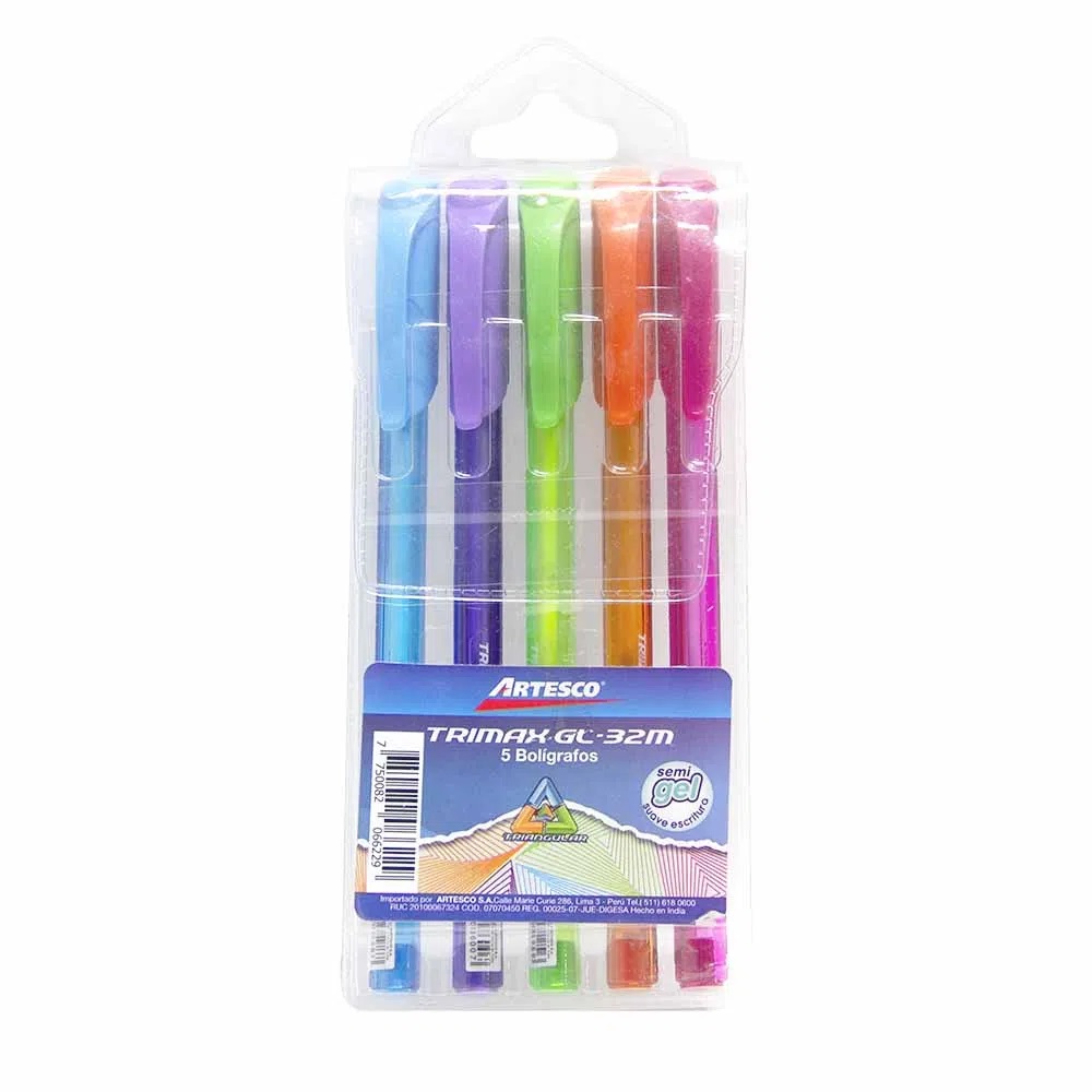 BOLIGRAFO ARTESCO  5 COLORES TRIMAX