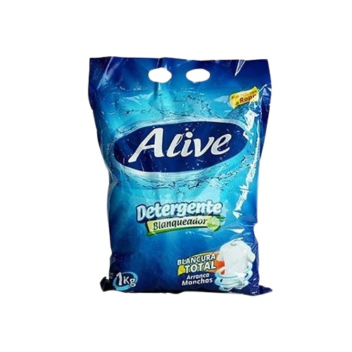 DETERGENTE ALIVE 1KG AZUL POLVO