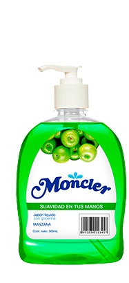 JABON MONCLER 360ML LIQ MANZANA