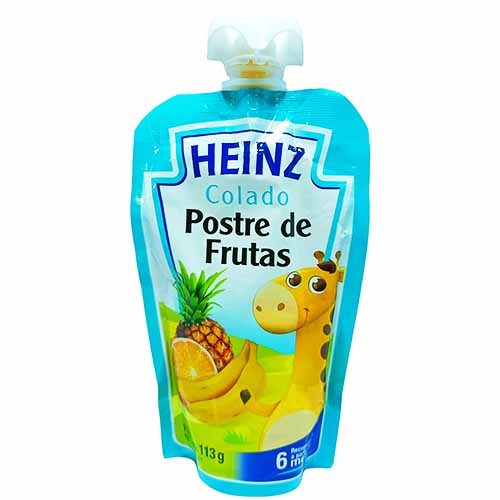 COLADO HEINZ FLEXIBLE 113G POSTRE FRUTAS