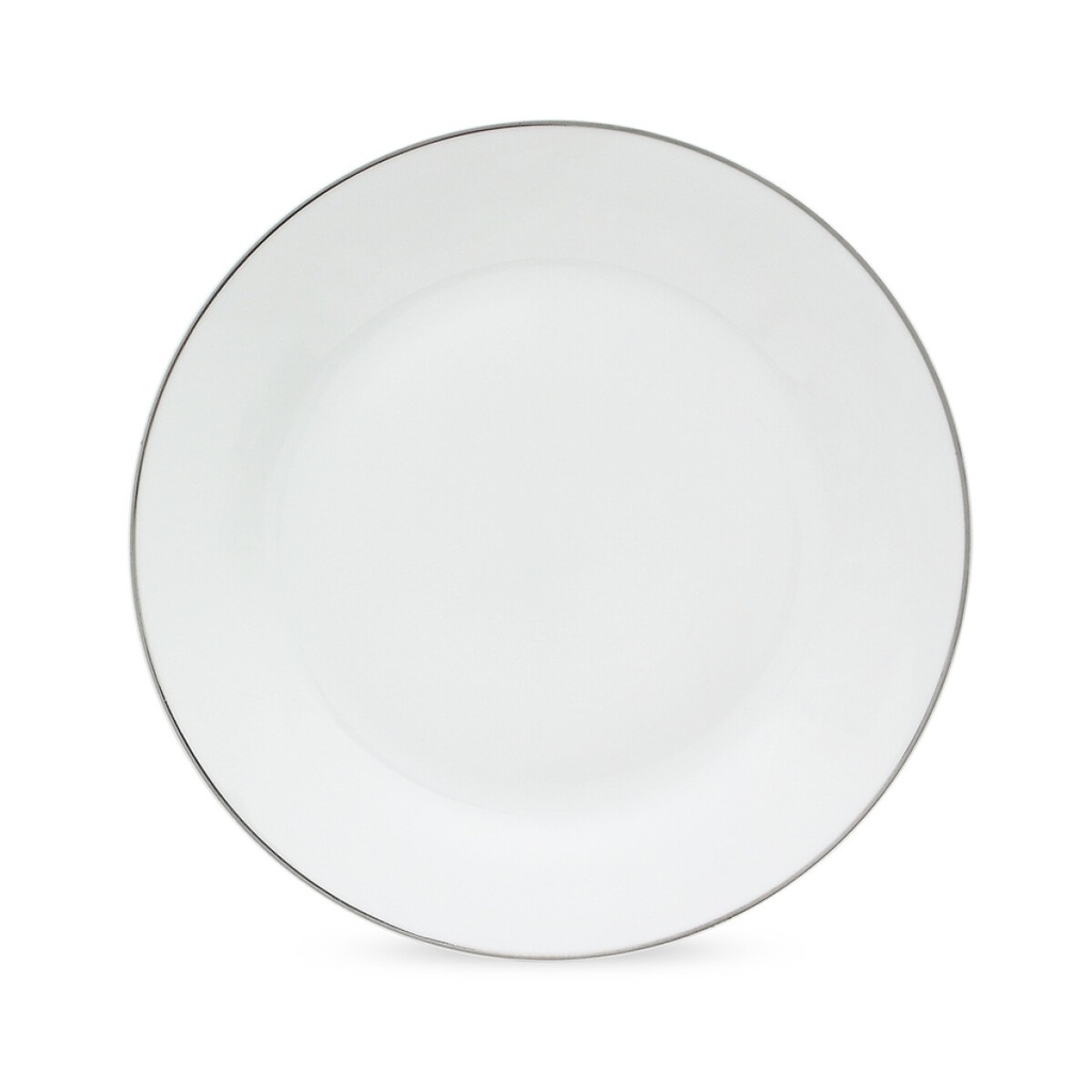PLATO DE CERAMICA 10&quot; C/BORDE PLATEADO